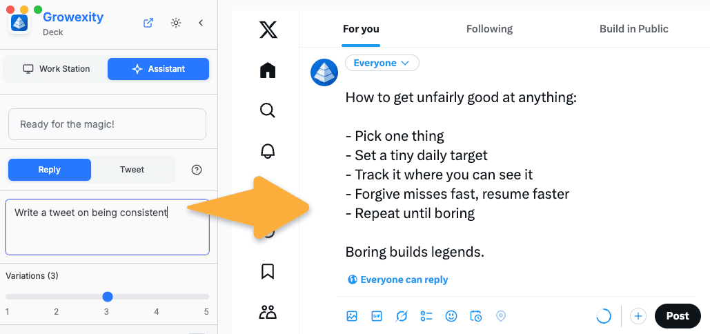 AI content generation